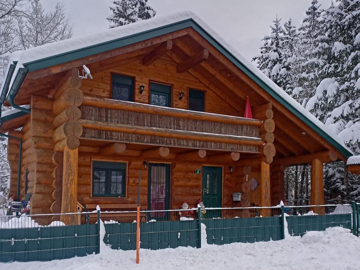 Ferienwohnungen Blockhaus - Zwergenhaeusl กรุนเอา อิม อาล์มทาล ภายนอก รูปภาพ