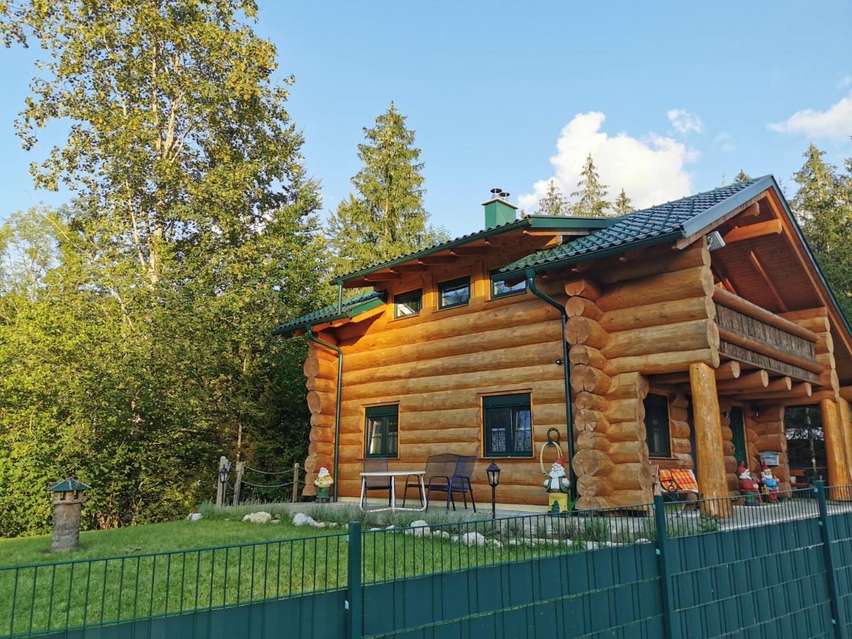 Ferienwohnungen Blockhaus - Zwergenhaeusl กรุนเอา อิม อาล์มทาล ภายนอก รูปภาพ