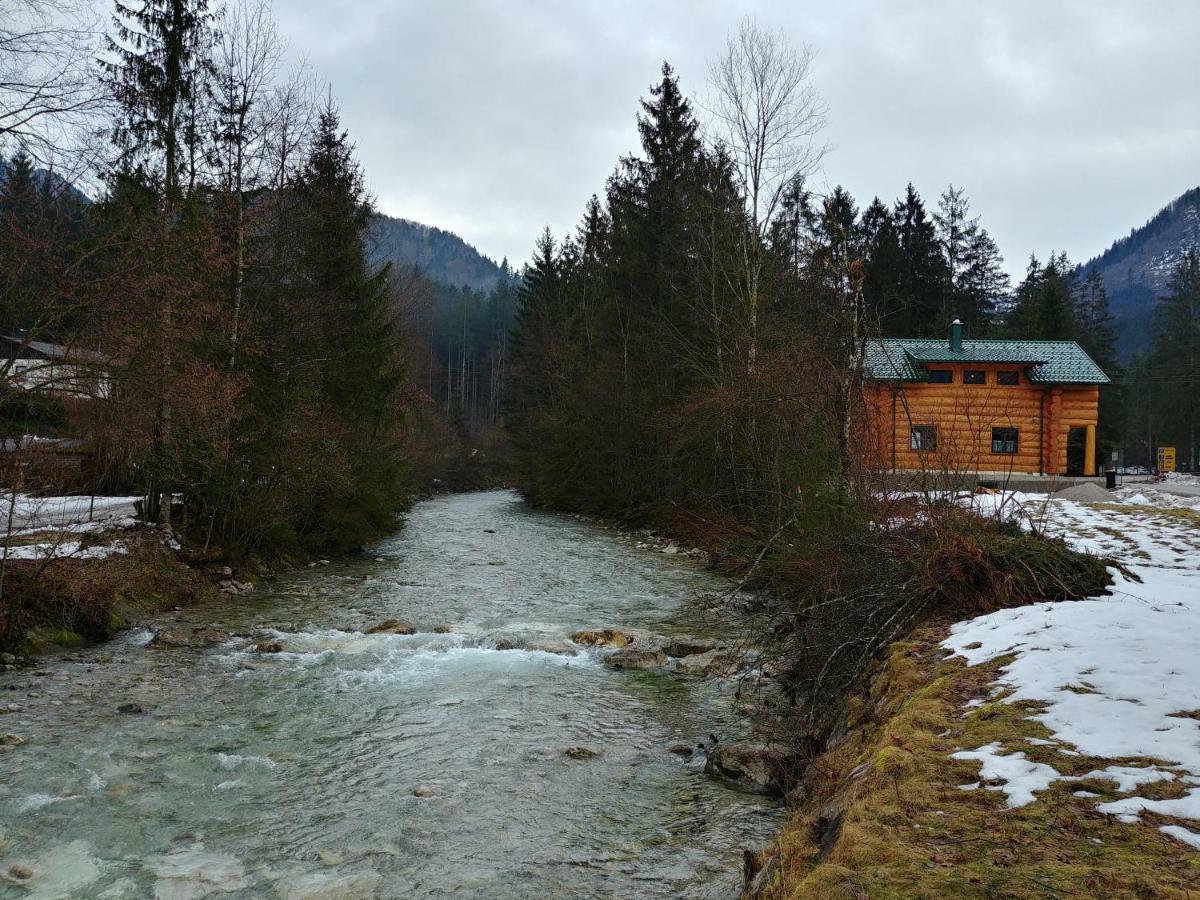 Ferienwohnungen Blockhaus - Zwergenhaeusl กรุนเอา อิม อาล์มทาล ภายนอก รูปภาพ